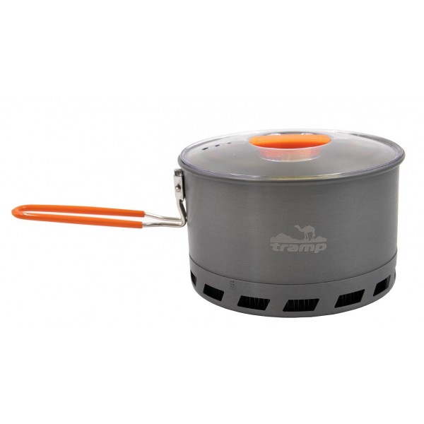Казанок Tramp з анодованого алюмінію з теплообмінником 2,2 л UTRC-119