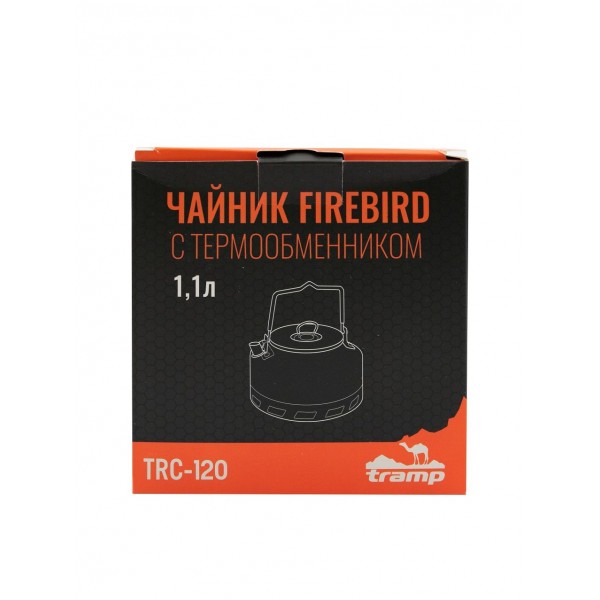 Чайник Tramp з анодованого алюмінію з теплообмінником 1,1 л UTRC-120