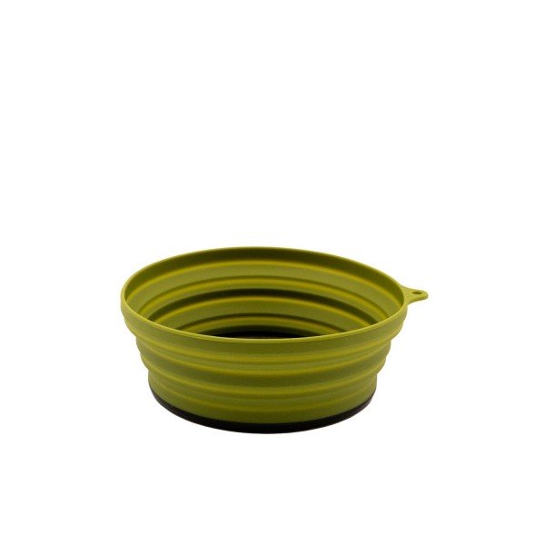 Тарілка Tramp силіконова з пластиковим дном олива 550 мл TRC-123