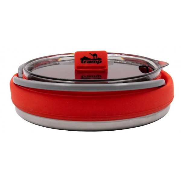 Чайник Tramp силіконовий з металевим дном 1л терракот TRC-125