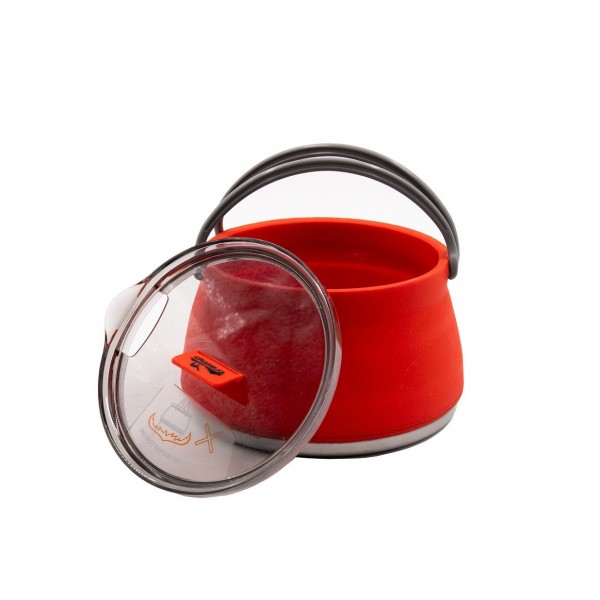 Чайник Tramp силіконовий з металевим дном 1л терракот TRC-125