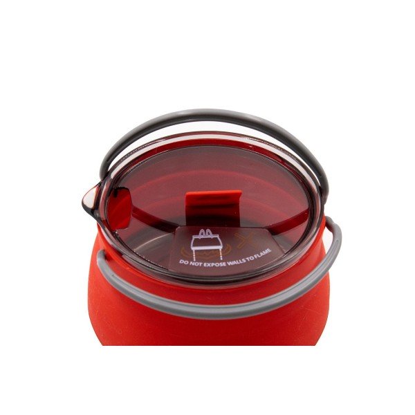 Чайник Tramp силіконовий з металевим дном 1л терракот TRC-125