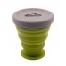 Стакан складаний силіконовий Tramp з кришкою 200 ml green TRC-126-green