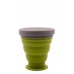Стакан складаний силіконовий Tramp з кришкою 200 ml green TRC-126-green