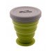 Стакан складаний силіконовий Tramp з кришкою 200 ml green TRC-126-green