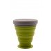 Стакан складаний силіконовий Tramp з кришкою 200 ml green TRC-126-green