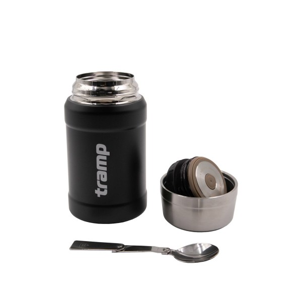 Термос TRAMP Харчовий 0,8 л в чохлі чорний UTRC-132-black