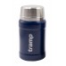 Термос TRAMP Харчовий 0,8 л в чохлі темно-синій UTRC-132-blue