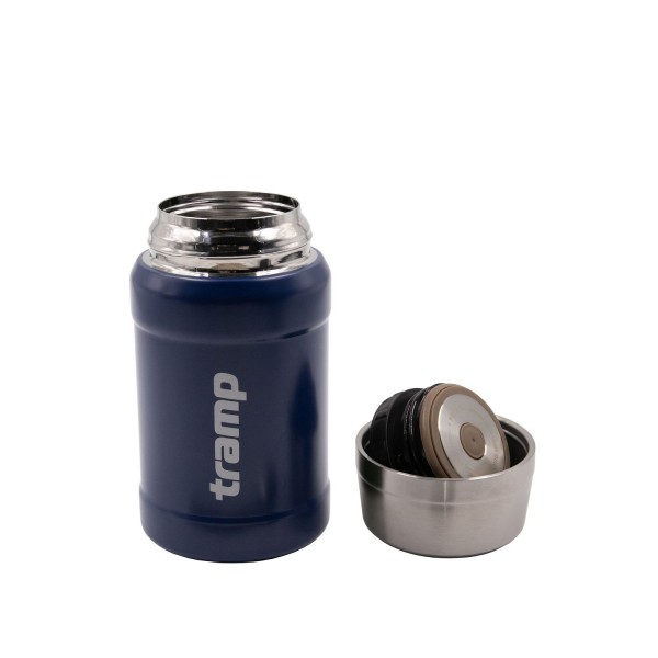 Термос TRAMP Харчовий 0,8 л в чохлі темно-синій UTRC-132-blue