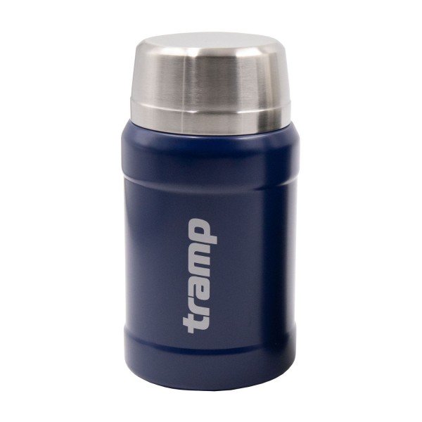 Термос TRAMP Харчовий 0,8 л в чохлі темно-синій UTRC-132-blue