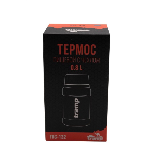 Термос TRAMP харчовий 0,8 л в чохлі оливковий UTRC-132-olive