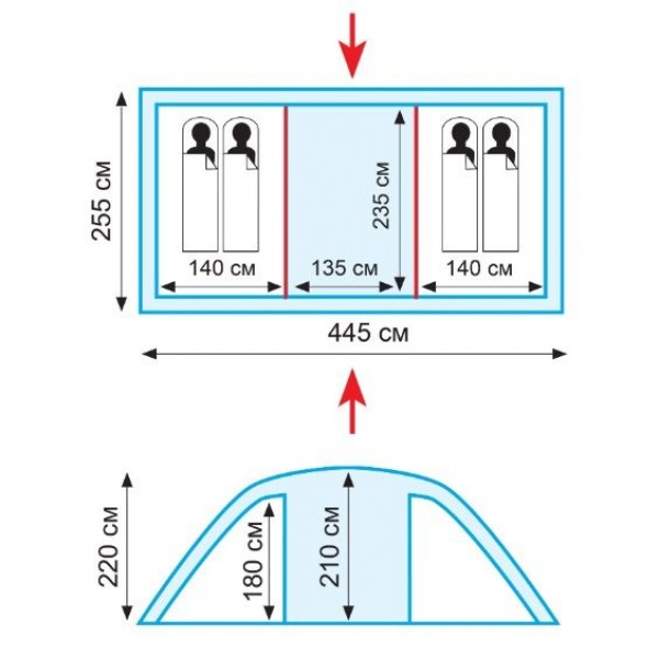 Намет Tramp Eagle 4 (v2) TRT-086