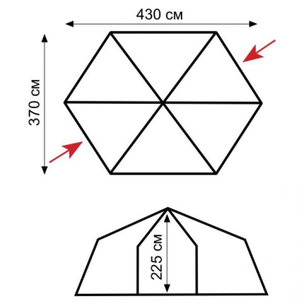 Шатро Tramp Mosquito Lux v2 TRT-087