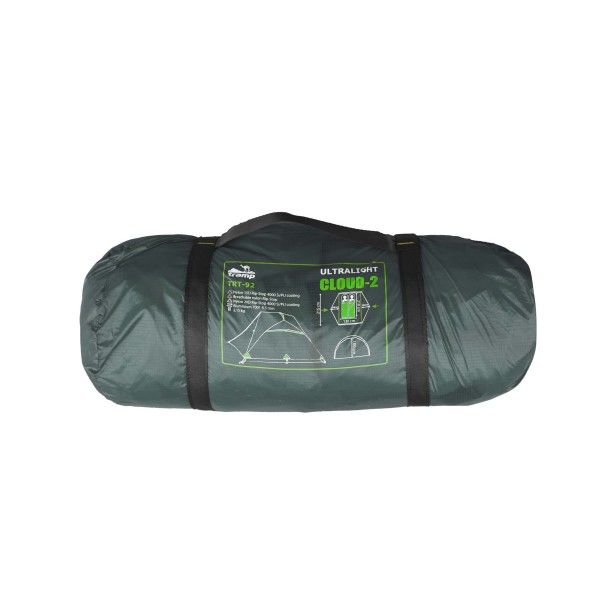 Намет Tramp Cloud 2 Si TRT-092-GREEN темно-зелений