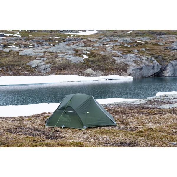 Намет Tramp Cloud 2 Si TRT-092-GREEN темно-зелений