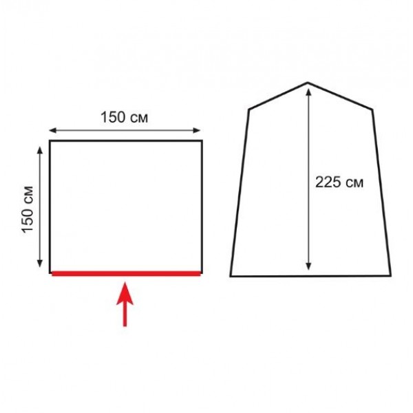 Тент Totem Privat (душ/туалет) TTT-022