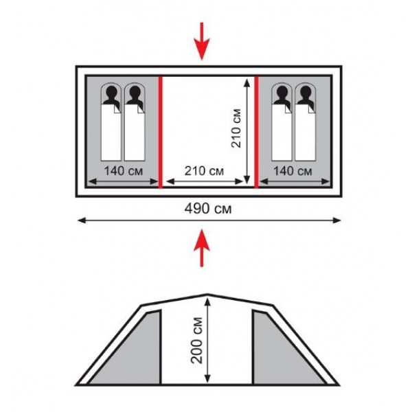 Намет Totem Hurone 4 (V2) TTT-025
