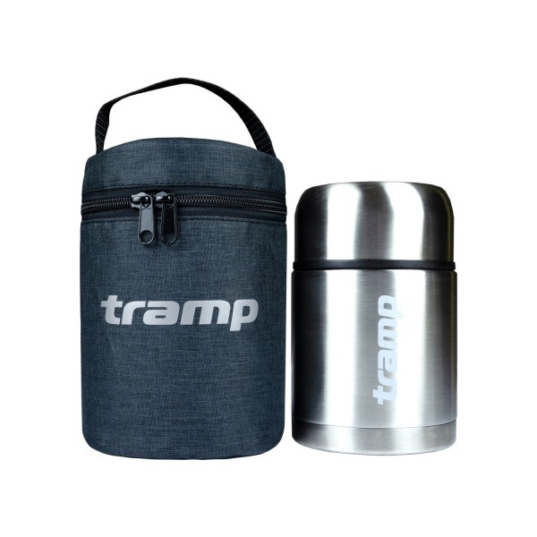 Термочохол для харчового термоса Tramp 0.5/0,7 л темно-сірий