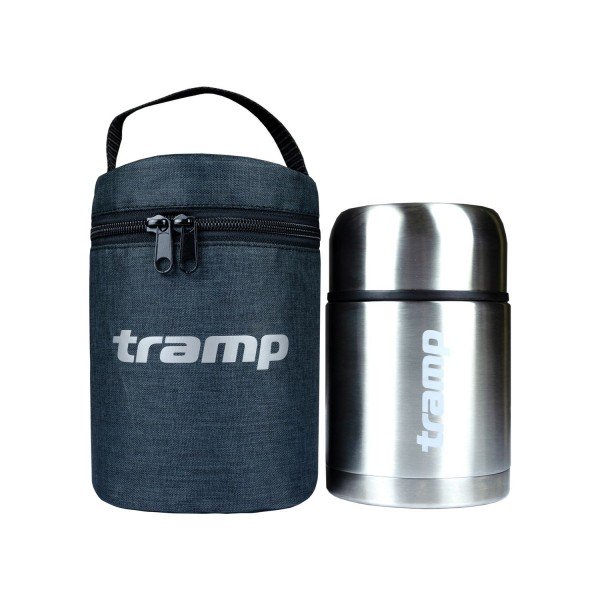 Термочохол для харчового термоса Tramp 0.5/0,7 л темно-сірий