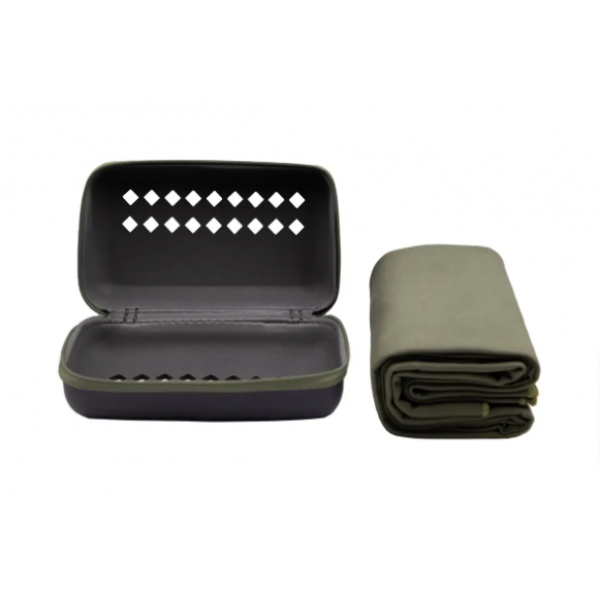 Рушник з мікрофібри в чохлі TRAMP Pocket Towel 60х120 L army green UTRA-161