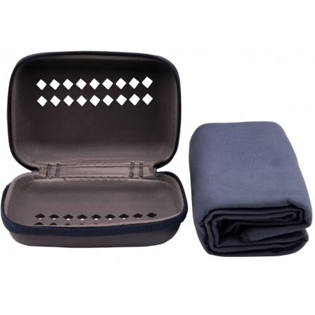 Рушник мікрофібри в чохлі TRAMP Pocket Towel 50х100 M navy UTRA-161