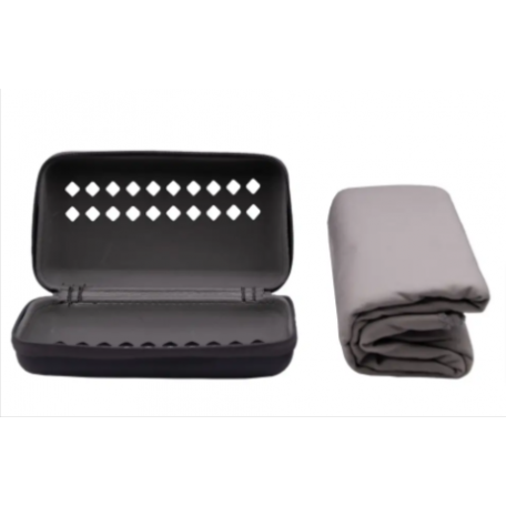 Рушник з мікрофібри в чохлі TRAMP Pocket Towel 75х150 XL grey UTRA-161