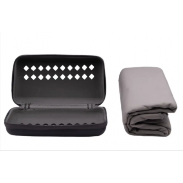 Рушник з мікрофібри в чохлі TRAMP Pocket Towel 75х150 XL grey UTRA-161