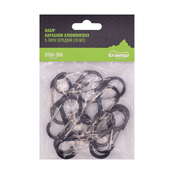 Карабін алюмінієвий Tramp S-типу середній UTRA-306
