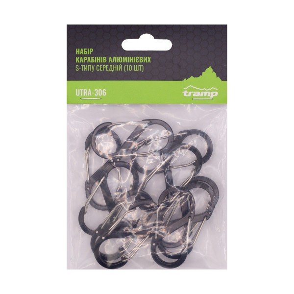 Карабін алюмінієвий Tramp S-типу середній UTRA-306