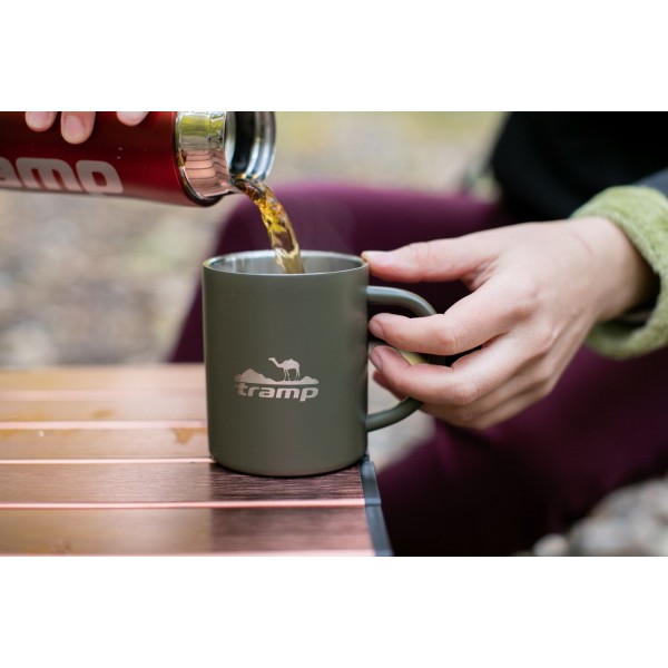 Термогорнятко Tramp 400 мл олива UTRC-010-olive