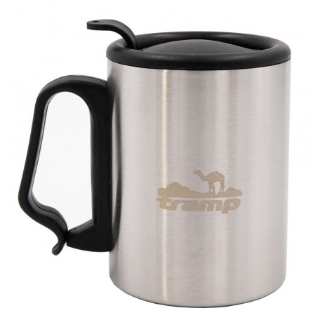 Термогорнятко Tramp з поїлкою і защіпкою 350мл UTRC-020-metal