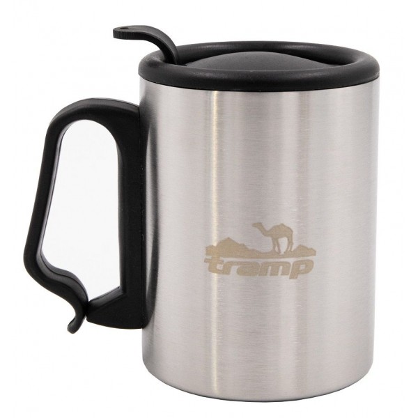 Термогорнятко Tramp з поїлкою і защіпкою 350мл UTRC-020-metal