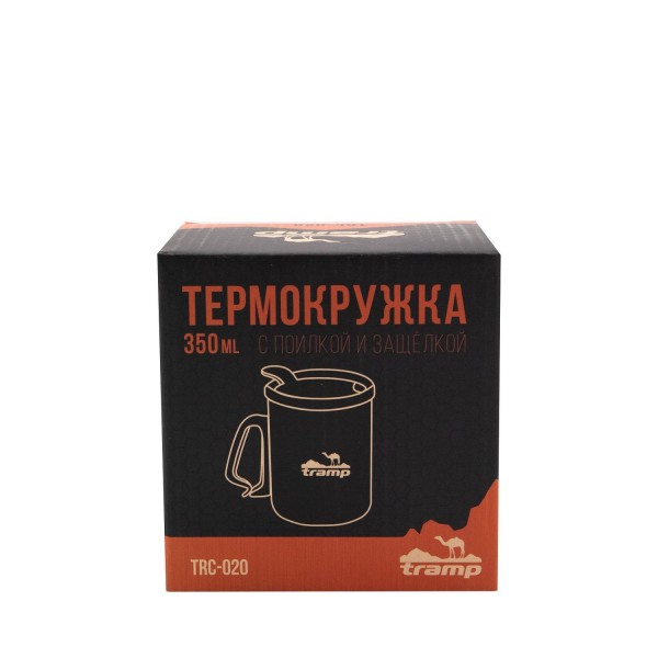 Термогорнятко Tramp з поїлкою і защіпкою 350мл UTRC-020-metal