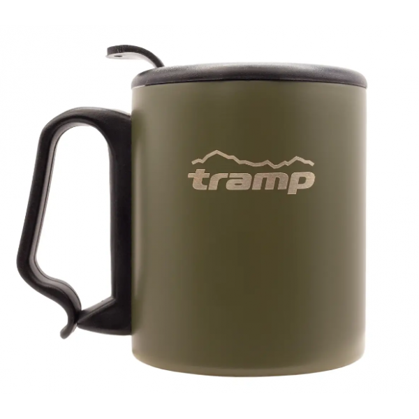 Термогорнятко Tramp з поїлкою і защіпкою 350мл UTRC-020-olive олива
