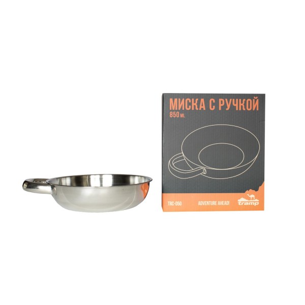 Миска Tramp нержавіюча з ручкою UTRC-050