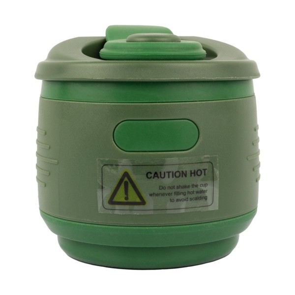 Горнятко складане силіконове Tramp з кришкою 350ml olive UTRC-082-olive