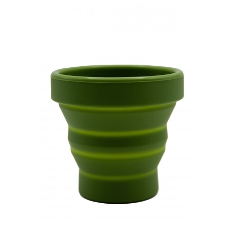 Стакан складаний силіконовий Tramp з кришкою 180ml olive UTRC-083-olive
