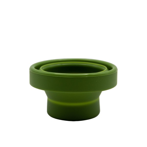 Стакан складаний силіконовий Tramp з кришкою 180ml olive UTRC-083-olive