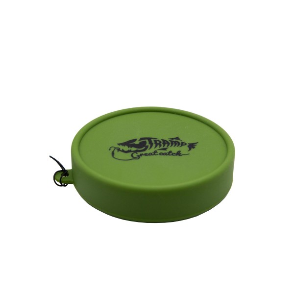 Стакан складаний силіконовий Tramp з кришкою 180ml olive UTRC-083-olive
