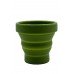 Стакан складаний силіконовий Tramp з кришкою 180ml olive UTRC-083-olive