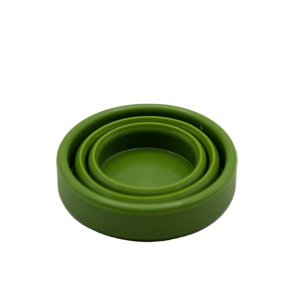 Стакан складаний силіконовий Tramp з кришкою 180ml olive UTRC-083-olive