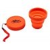 Стакан складаний силіконовий Tramp з кришкою 180ml orange UTRC-083-orange