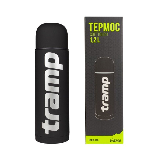 Термос Tramp Soft Touch 1.2 л чорний UTRC-110-black