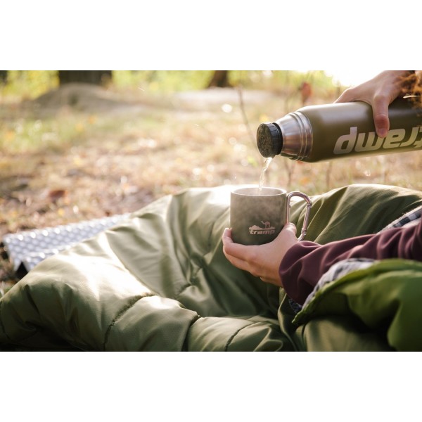 Термокухоль з карабіном Tramp 350 мл олива UTRC-122-olive