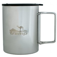 Термогорнятко Tramp зі складаними ручками та поїлкою 400 мл UTRC-137-metal