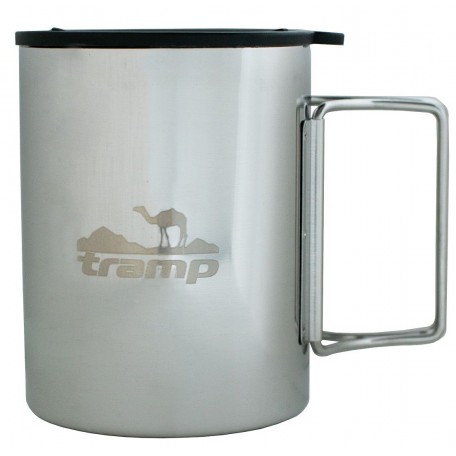 Термогорнятко Tramp зі складаними ручками та поїлкою 400 мл UTRC-137-metal
