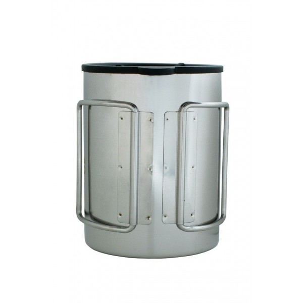 Термогорнятко Tramp зі складаними ручками та поїлкою 400 мл UTRC-137-metal