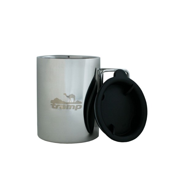 Термогорнятко Tramp зі складаними ручками та поїлкою 400 мл UTRC-137-metal