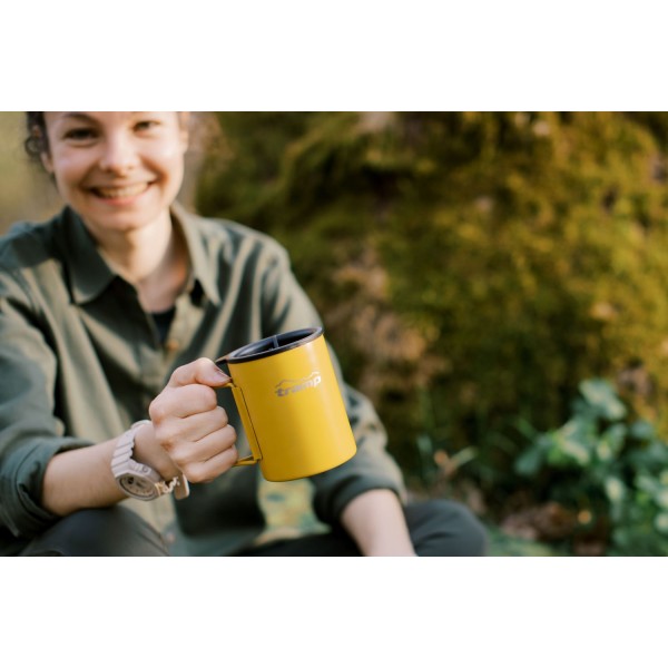 Термокружка TRAMP зі складаними ручками та поїлкою 400мл UTRC-137-mustard