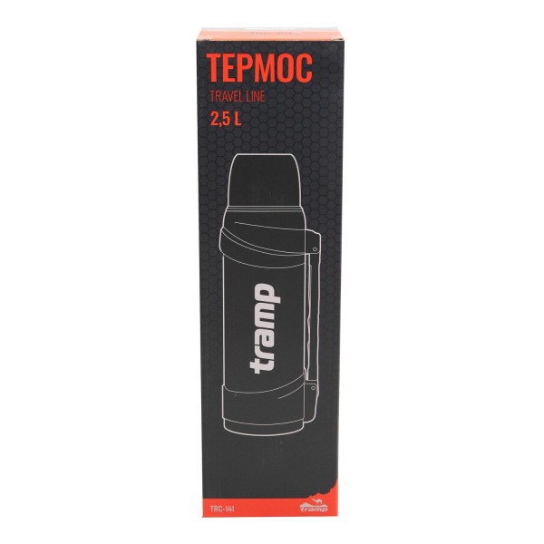 Термос Tramp Travel Line 2,5 л чорний UTRC-141-black